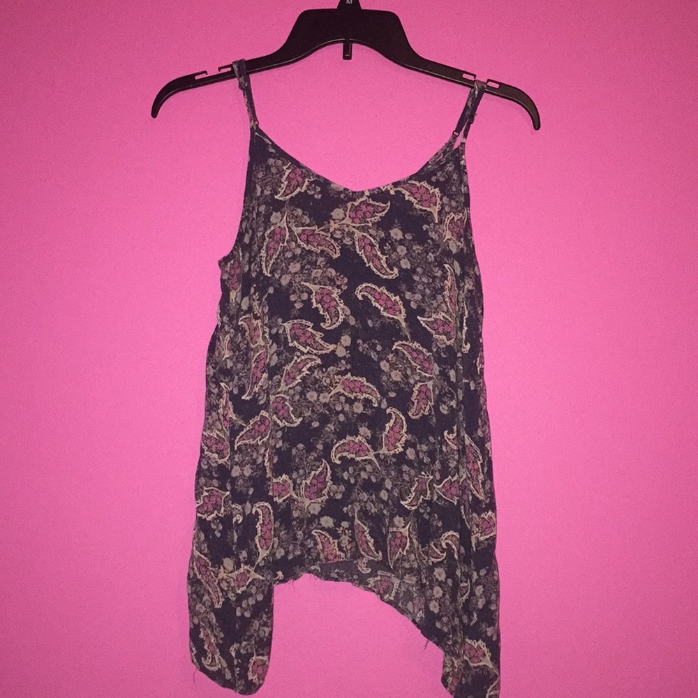 paisley print tank